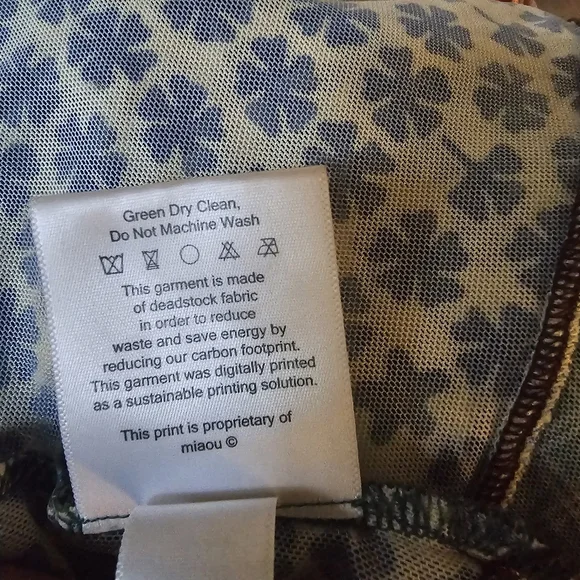 Miaou Green Paloma Elsesser Edition Skirt/T-Shirt Set - Picture 12 of 12